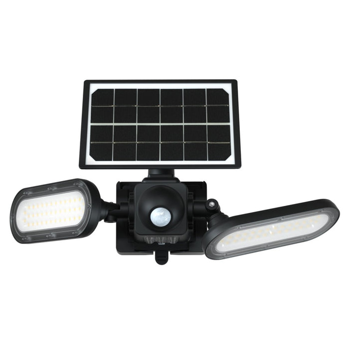 Projecteur solaire PIR double 1400lm