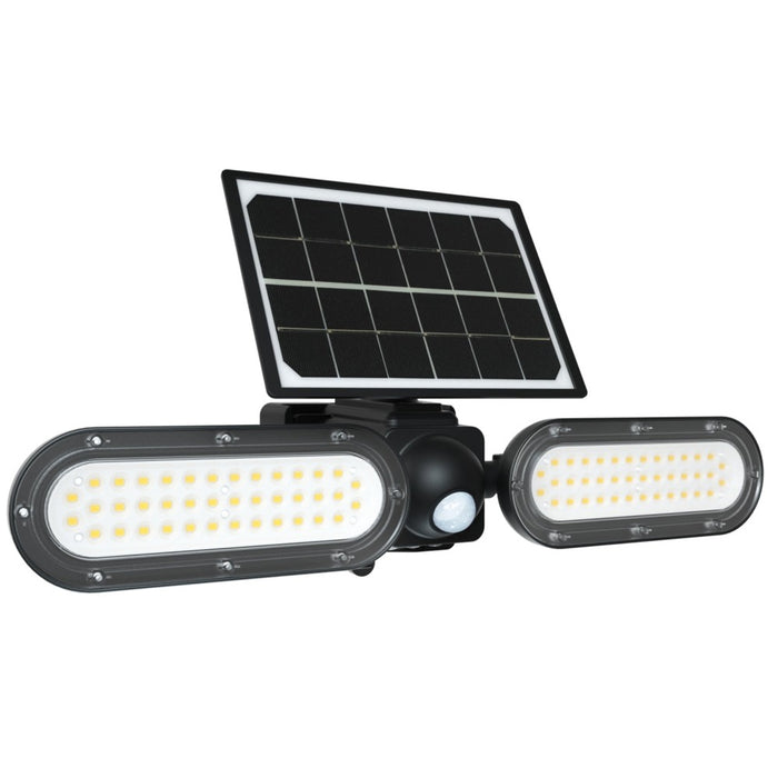 Projecteur solaire PIR double 1400lm