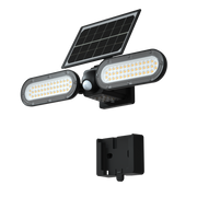 Projecteur solaire PIR double 1400lm