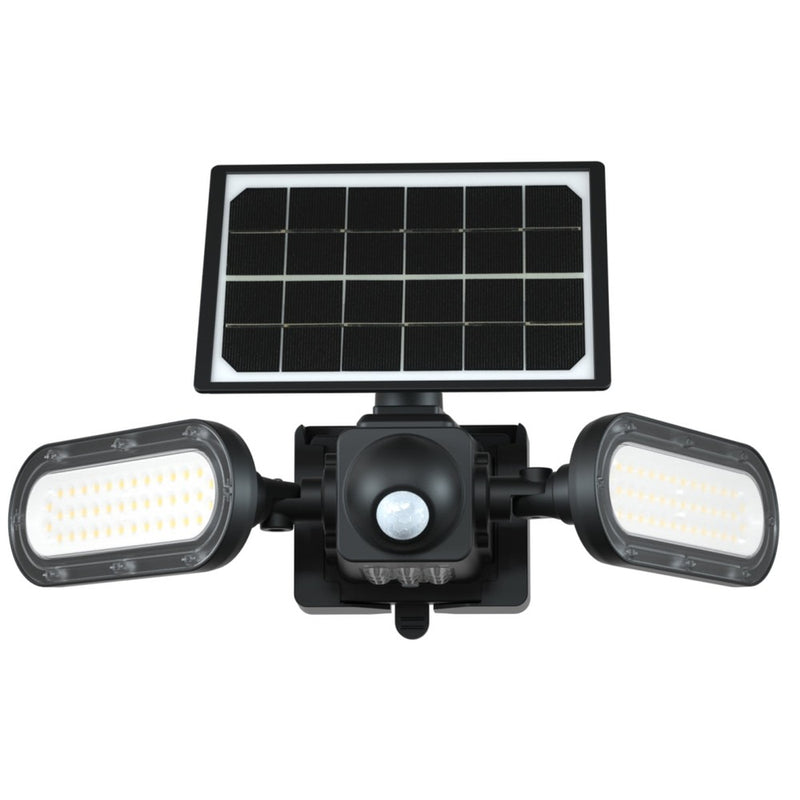 Projecteur solaire PIR double 1400lm