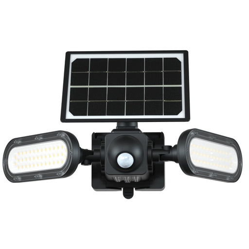 Projecteur solaire PIR double 1400lm