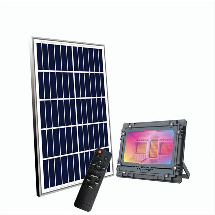 Projecteur solaire connecté RGBW (multicolore + blanc chaud)-Tektek