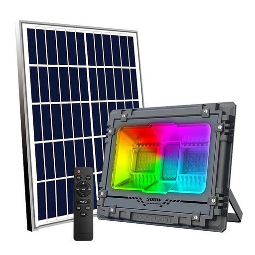 Projecteur solaire connecté RGBW (multicolore + blanc chaud)-Tektek