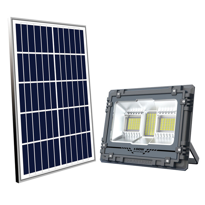 Projecteur LED solaire d'extérieur 100W