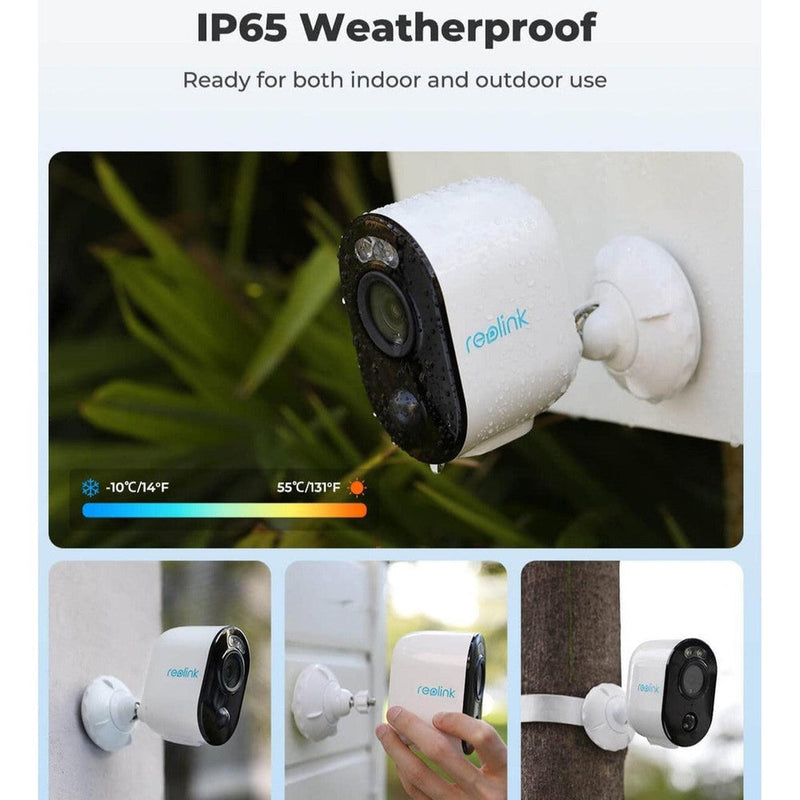 Reolink Argus 3 Pro 2024 Blanc-Caméra solaire Wifi 5MP - Détection intelligente