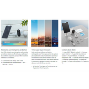 Reolink Argus 3 Pro 2024 Blanc-Caméra solaire Wifi 5MP - Détection intelligente