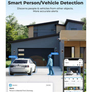 Reolink Argus 3 Pro 2024 Blanc-Caméra solaire Wifi 5MP - Détection intelligente