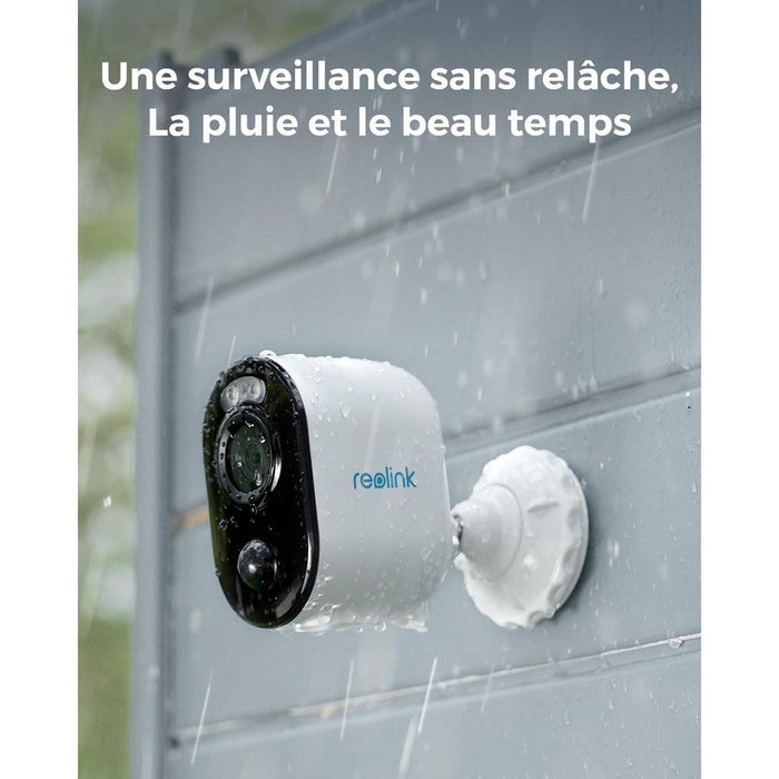 Reolink Argus 3E - Caméra solaire 3MP, carte SD Kingston 32Go inclus