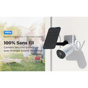 Reolink Argus Eco 2024 Blanc - Caméra solaire Wifi QHD 3MP
