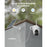 Reolink Argus PT 2024 - Caméra solaire Wifi 5MP 360° avec carte SD Kingston 32Go inclus - Détection intelligente - Projecteur LED
