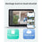 Reolink Argus PT 2024 Noir - Caméra solaire Wifi 5MP 360° avec carte SD Kingston 32Go inclus - Détection intelligente - Projecteur LED