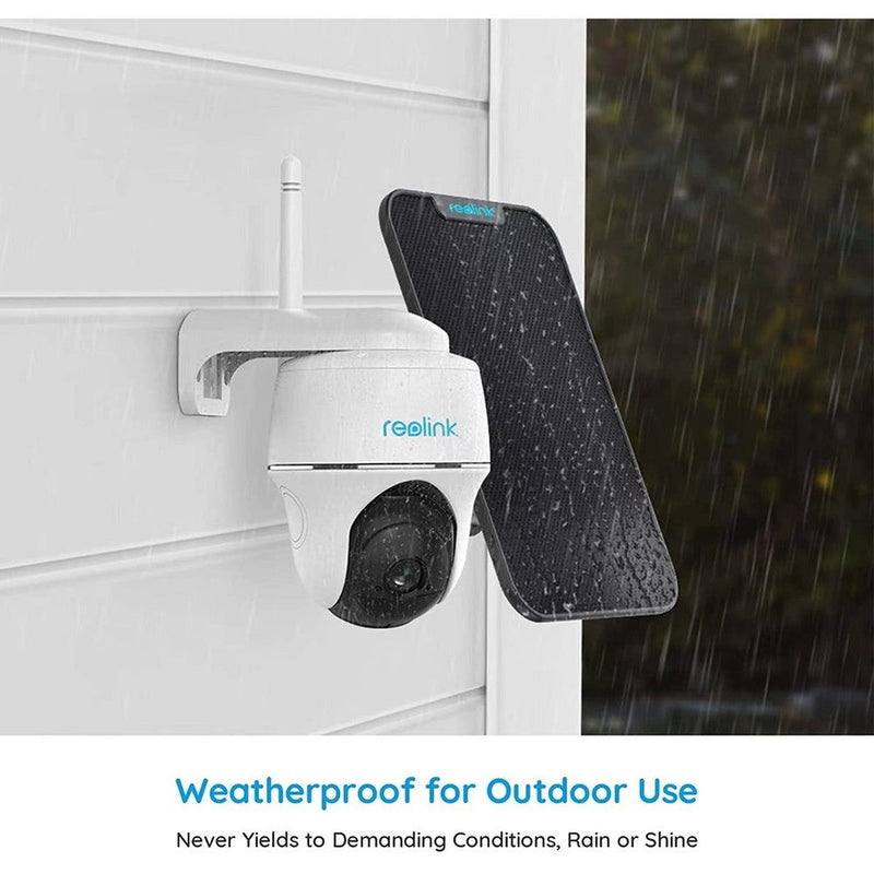 Reolink Argus PT Lite - Caméra solaire Wifi 3MP 360° - Détection intelligente
