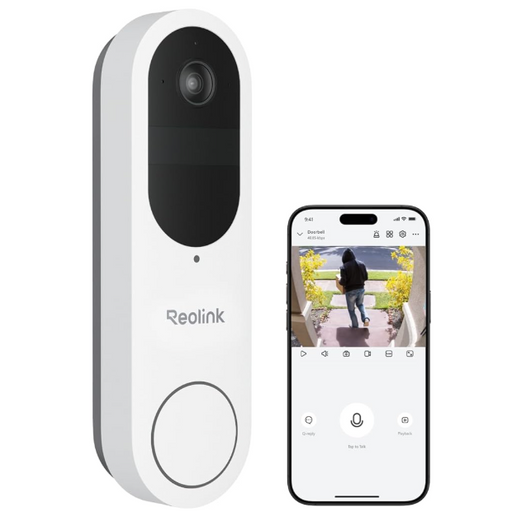 Reolink-Caméra Sonnette 2K sans Fil avec Batterie