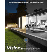 Reolink E1 outdoor - Caméra Wifi 5MP 360° avec suivi automatique - Détection intelligente