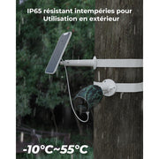Reolink Go Plus - Caméra solaire 4G autonome 4MP-Détection intelligente