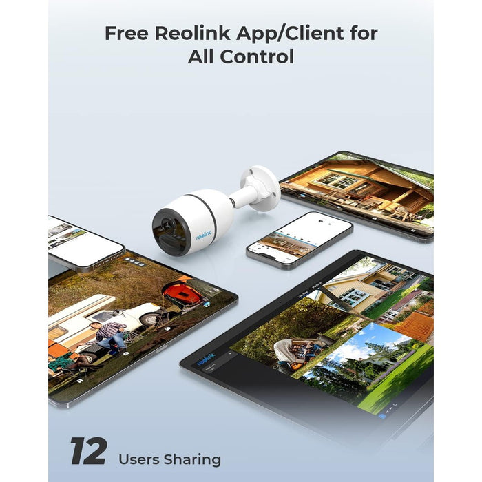 Reolink Go Ultra - Caméra solaire 4G autonome 8MP avec carte SD 32Go inclus