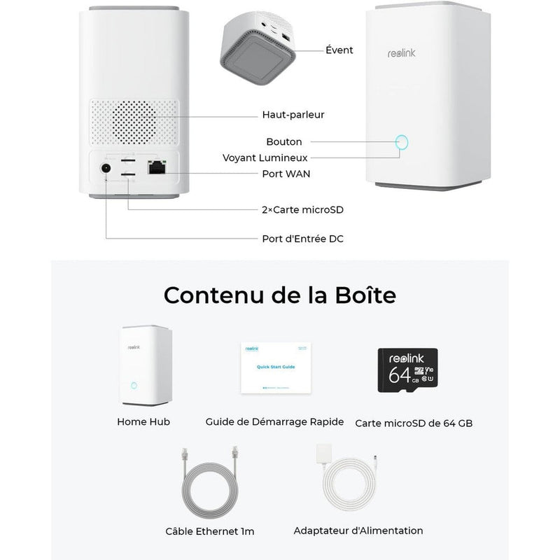 Reolink Home Hub - NVR Wifi (8 caméras max)