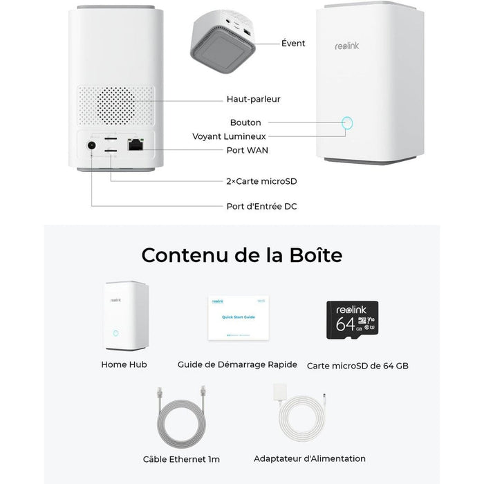Reolink Home Hub - NVR Wifi (8 caméras max)
