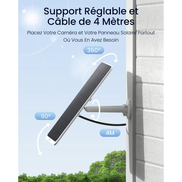 Reolink - Panneau solaire 12W pour caméra