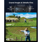 Reolink TrackMix LTE - Caméra solaire 4G 2K 4MP double objectif 360° - Suivi de mouvement et zoom automatique