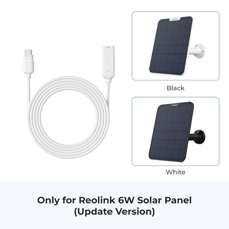 Reolink-ext type-C 4.5m blanc & noir