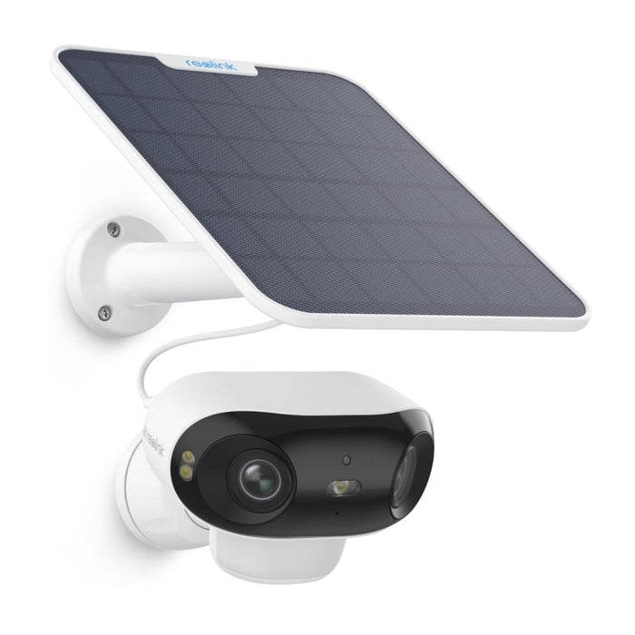 Reolink Argus 4 Pro - Caméra solaire 180° avec vision nocturne invisible, carte SD Kingston 64Go inclus