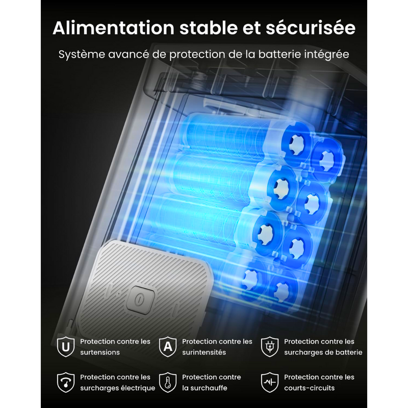 Reolink RLA-BP1 - Batterie 12800mAh Utilisation Extérieure