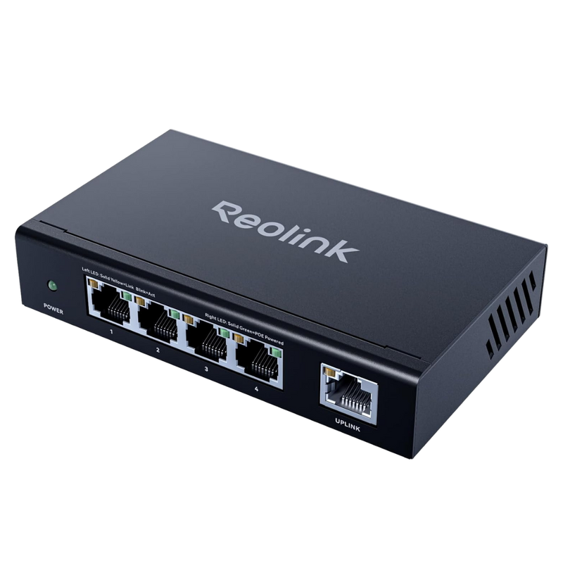 Reolink RLA-PS1E - Switch POE GB 4 Ports