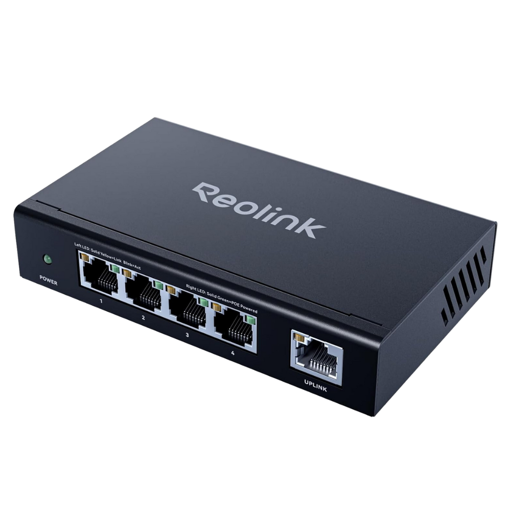 Reolink RLA-PS1E - Switch POE GB 4 Ports
