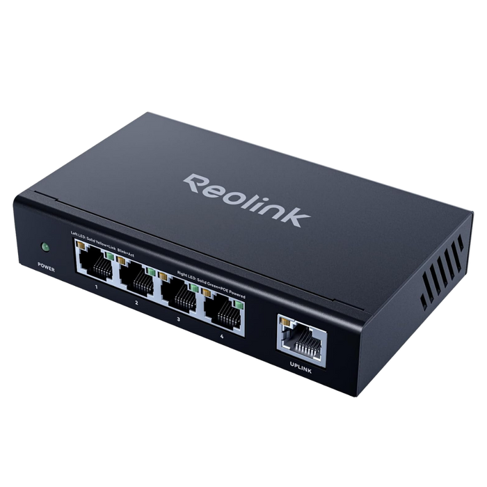 Reolink RLA-PS1E - Switch POE GB 4 Ports
