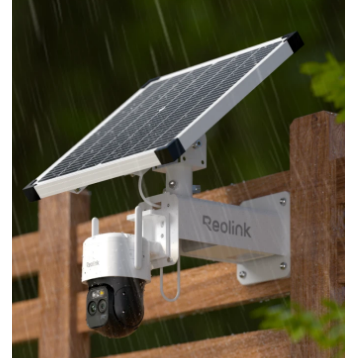 Reolink TrackMix LTE Plus 2 - Caméra solaire 4G 2K 8MP - Enregistrement 24/7 - Double objectif 360° - Suivi de mouvement et zoom automatique