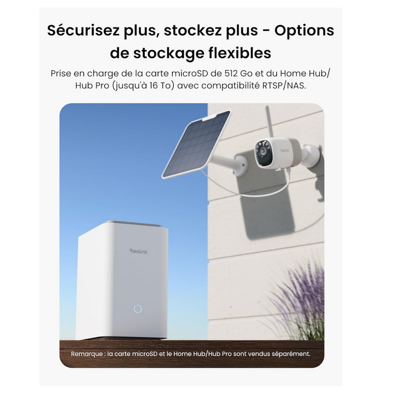 Reolink Altas 4MP-Camera solaire vision nocturne ColorX