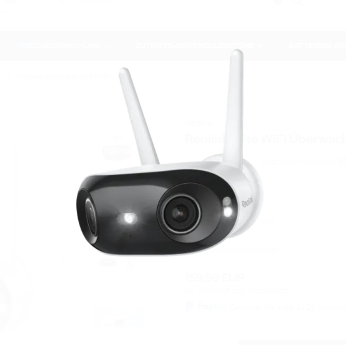 Reolink Elite WiFi 8MP - Caméra WIFI