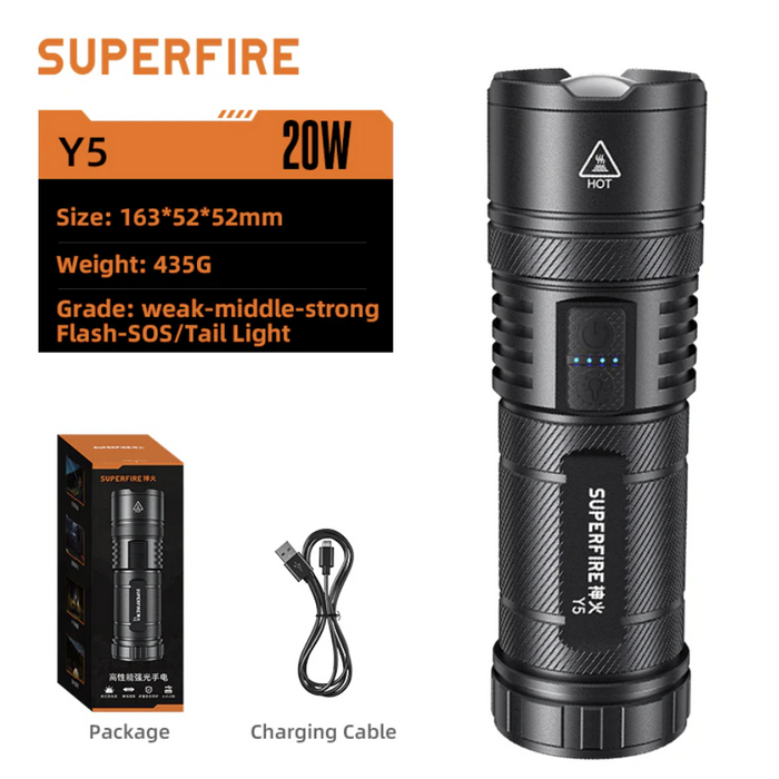 Lampe torche-Supfire Y5