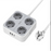 Tessan-Multiprise 4 prises 3 USB
