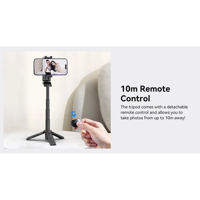 Ulanzi JJ02 - Mini trépied / perche à selfies avec télécommande Bluetooth