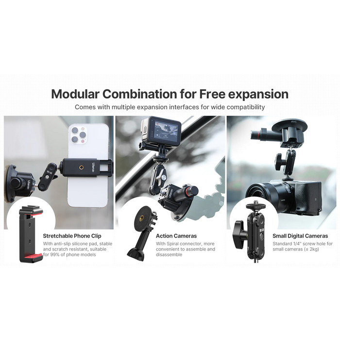 Ulanzi SC-01 - Support téléphone avec ventouse