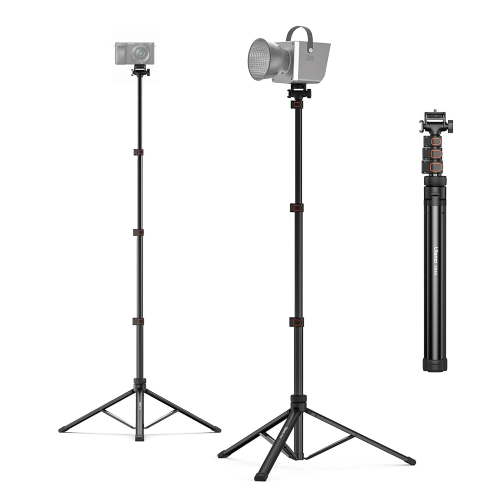 Ulanzi TB64 - Trépied 160cm, 4 niveaux extensibles, ajustable à 180°