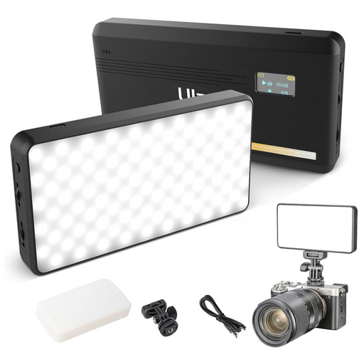 Ulanzi VL200 - Projecteur LED Blanc 3200K-5500K rechargeable et dimmable