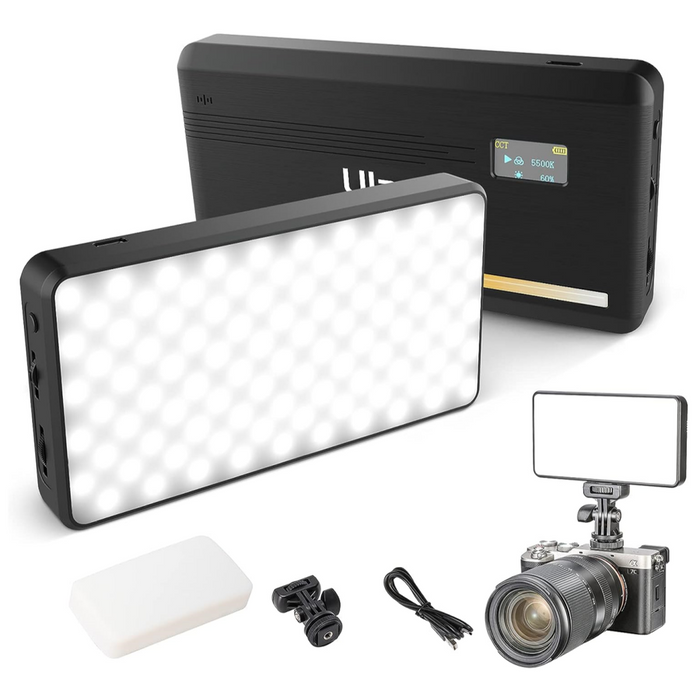 Ulanzi VL200 - Projecteur LED Blanc 3200K-5500K rechargeable et dimmable