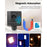 Ulanzi VL49 Pro - Projecteur LED RGB 2500K-9500K rechargeable, 20 effets de lumière