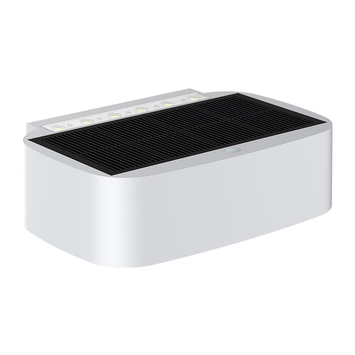 Applique murale solaire haut/bas 700lm blanche-Tektek