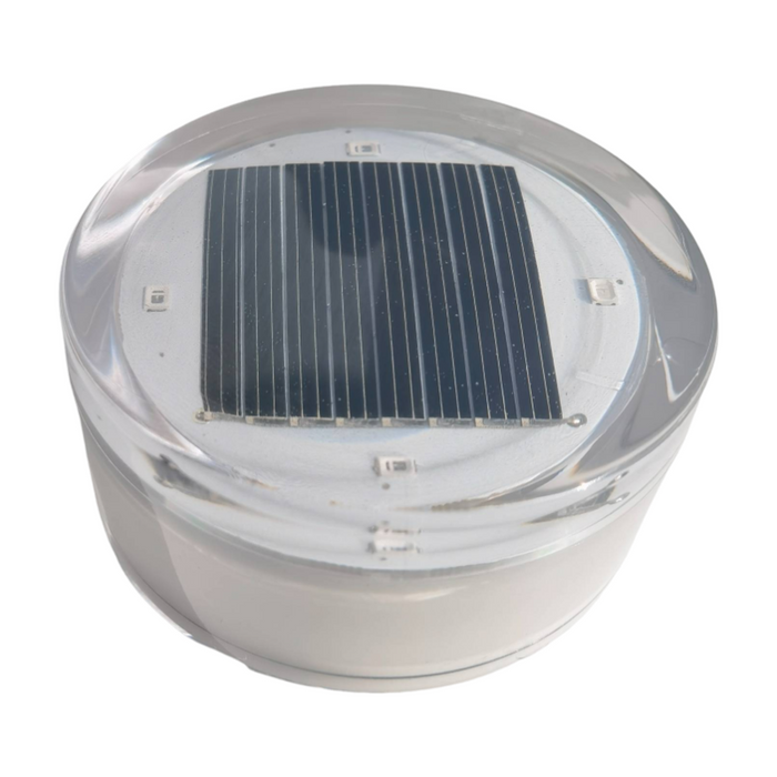 Lampe encastrable solaire pour deck et jardin