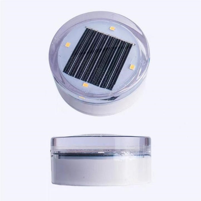 Lampe encastrable solaire pour deck et jardin