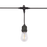 Guirlande solaire d'extérieur 10m 10 ampoules IP65
