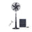 Ventilateur solaire sur pied rotatif - Longue autonomie (4 à 15h)
