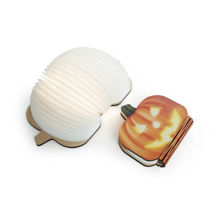Lampe LED en forme de livre déplié, rechargeable par USB