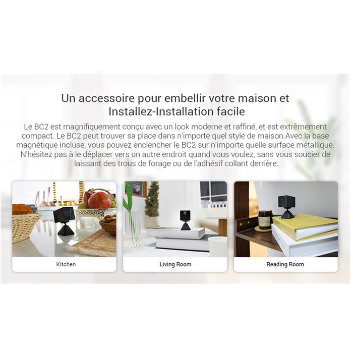 Ezviz - Mini caméra Wifi sans fil sur batterie