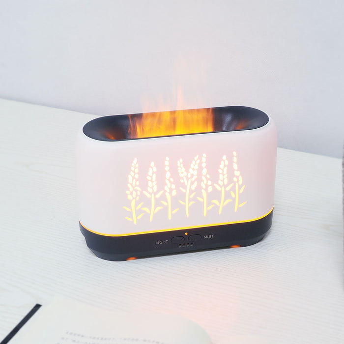 Diffuseur d'arôme avec effet flammes
