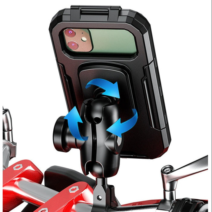 Support housse de téléphone pour vélo, moto et scooter, universel, étanche